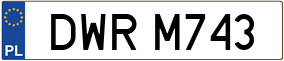 Truck License Plate